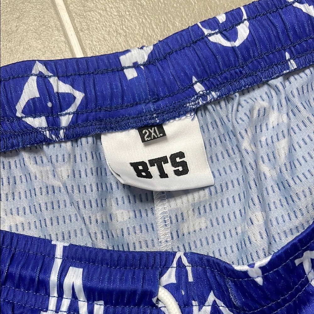 Blue Patterned Shorts - Picture 2 of 2